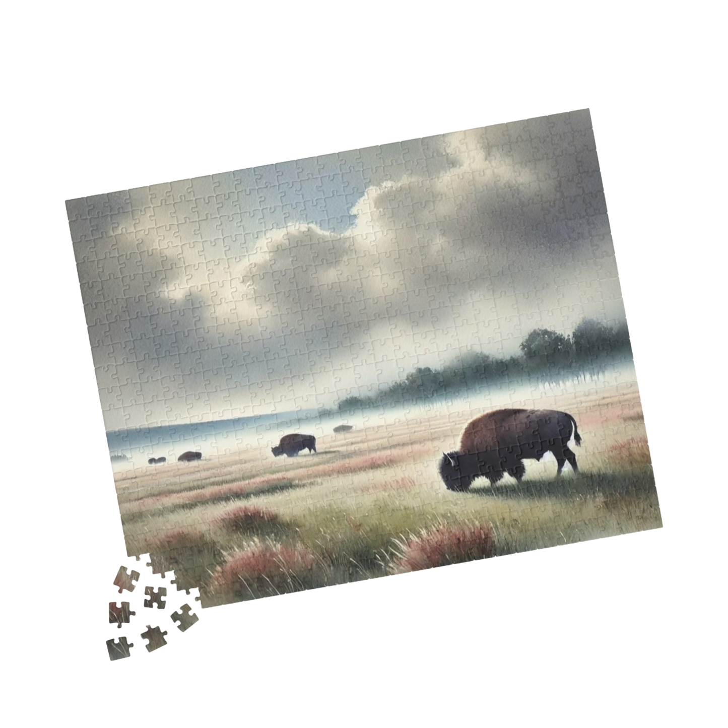 Misty Plains | Western Style Puzzle (520pcs)